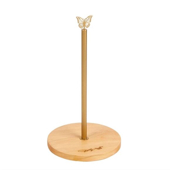 Dolly Parton Gold Butterfly Paper Towel Holder - Picture 2 of 6